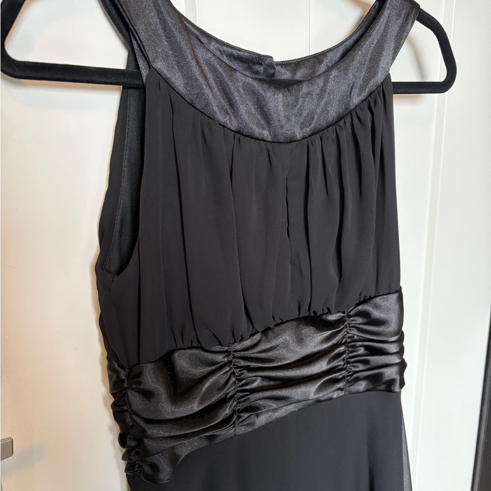 Connected Apparel Black Backless Dress